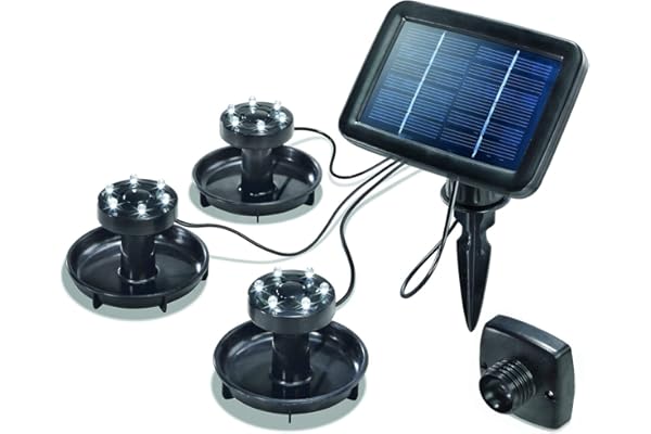 Projecteur solaire Splash Esotech pour bassin ou fontaine Esotec