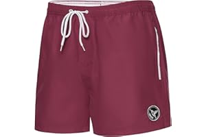 Ladeheid Bañador Hombre Natación, Secado Rápido con Forro Interior de Malla, Short Deportivo con Bolsillos Laterales y Traseros, Cintura Elástica, Tejido Transpirable LA40-199