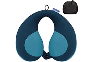 ‎INFANZIA INFANZIA Kinder Nackenkissen Kinnstützendes Reisekissen, Verhindert des Vorwärtsfallens des Kopfes, U-förmiges Nackenkissen für Auto, Flugzeug oder Zug, Geschenke für Kinder, Blau