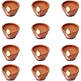 Aster Water Sensor LED Light Diya | Flameless & Smokeless Warm Ambient Tea Ligth Candles for Diwali , New Year Home / Mandir Decoration (24)