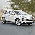 WangXLDD Die-Cast Vehicles 1/18 Scale Car Model, Compatible with Mitsubishi ASX, Simulation Alloy SUV Toy Vehicles for Children's Toy Boy Gift (White)