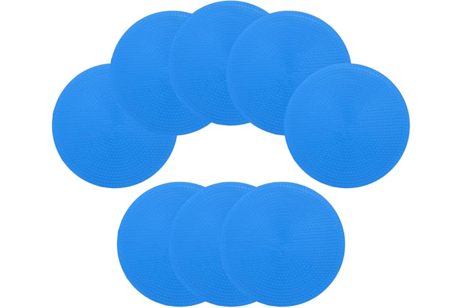 YELARXI Spot Markers for Agility Dot, Non-Slip Poly Spots Floor Dots Flat Field Soccer Training Equipment for Sports