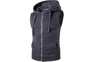 APAELEA Herren Tank Tops Ärmellose Hoodie Sommer Bodybuilding Fitness Muskelshirt Sportweste