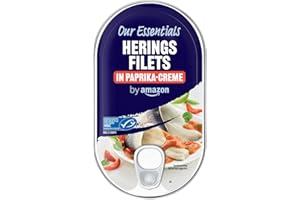 ‎BY AMAZON by Amazon MSC Heringsfilets in Tomaten Paprika Crème, 200g (1er-Pack)