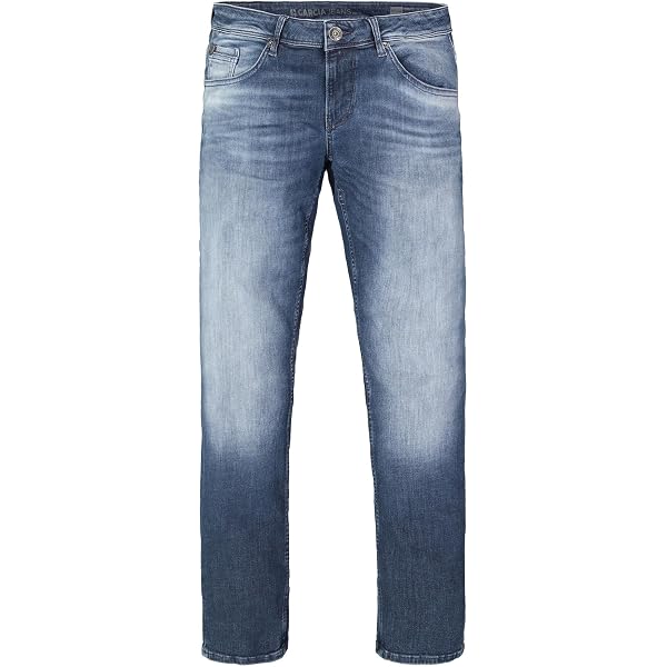 GARCIA Herren Jeans – Klassische Denim-Hose, Italienisches Handwerk, Langlebig & Bequem