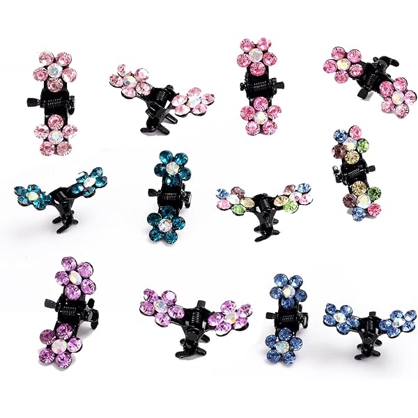 Niuhong 30 Schmetterling-Haarspangen Set – 3D Glitzer-Clips Für Damen & Mädchen | Vielseitige Haarschmuck-Kollektion