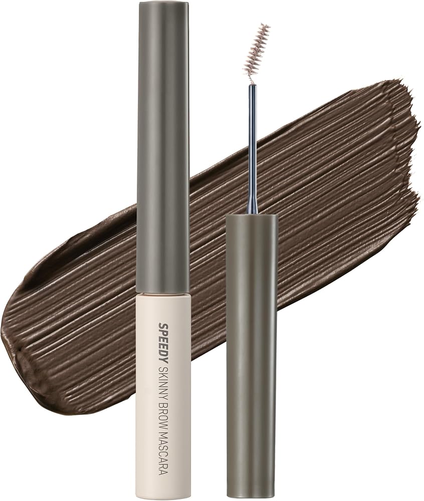 Peripera Renklendirici ve Sabitleyici Kaş Maskarası Speedy Skinny Brow Mascara 01 Cool Gray