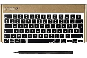 CTBDZ Capuchons De Touches De Clavier Azerty Français Rechange pour MacBook Pro 14'' 16'' M2 M3 Pro A2779 A2780 A2918 A2992 A2991,pour MacBook Air M2 M3 13'' 15'' A2681 A2941 A3113 A3114 2022-2024