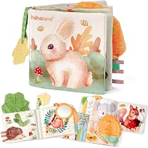 Jouet Peluche Sensorielle Hahaland Pour Bébé 0-12 Mois - Axolotl Avec Miroir, Hochet, Anneau Dentition