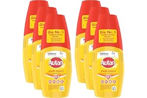 ‎AUTAN Autan Multi Insect Pumpspray, Multi-Insektenschutz vor Mücken, Stechfliegen und Zecken, 6er Pack (6 x 100 ml)