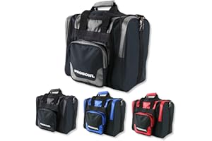 EMAX BOWLING SERVICE GMBH MAXIMIZE YOUR GAME EMAX | Pro Bowl Bowlingtasche - Deluxe Single Tote | Bowling-Ball-Tasche mit Schuhfach | EIN-Ball-Tasche | Bowling Bag
