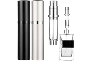 HJZHII 2 parfymsprejflaska påfyllningsbar, 5 ml mini parfym sprejflaska för på vägen tom parfym fyllmedel perfume travel flaska förångare bärbar sprayflaska parfym behållare för resor