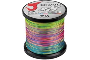 Daiwa J-Braid X8 500M Multicolore 8 Tresses Polyéthylène (PE) Braided Fishing Line