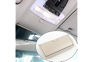 Kwak's Caja de Gafas para Gafas de Sol para Coche Compatible con 14-19 BMW X5 X6 F15 F16 Caja de Almacenamiento de Gafas,in ABS(Beige)