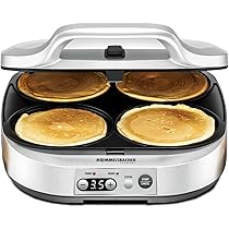 Pancake Maker American Unold - Macchina Per Pancake Doppia 1000W Con Piastre Antiaderenti - Foto 4