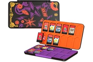 WUERKIYA WEIYIKE Caja de Almacenamiento de Tarjetas de Juego para Switch Tarjeta de Juego con Nintendo Switch OLED Modelo Tarjeta de Juego Tarjetas de Memoria Juegos Organizador Almacenamiento -2
