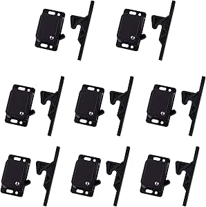 20 Stück Schranktürriegel Wohnmobil | 4.5kg Zugkraft Push-to-Close