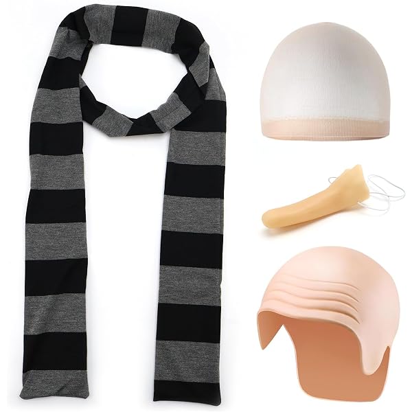 Set Cosplay Giallo Da 7 Pezzi – Cappello, Occhiali, Guanti, Gonna E Accessori Per Feste A Tema