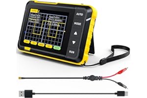 S.FINE FNIRSI DSO152 Mini Digitales Handheld-Oszilloskop Kit – Tragbares Pocket-Oszilloskop, 1 Kanal, Automobil-Scope, 2,8" TFT, 2,5MS/s, 200KHz Bandbreite, Auto-Trigger