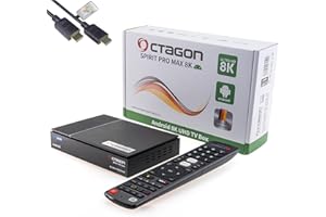 Octagon Spirit Pro MAX 8K UHD Android TV 11 Media Streaming Box, 5G WLAN, Mando a Distancia BT, Arm Mali G31 MP2 450, Arm Cortex-A55, 4GB RAM, 64GB Flash, USB 3.0, Cable HDMI HTS e-com