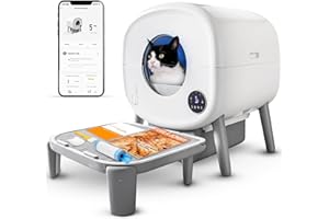 FAMILIA BOMBAY PETS Arenero Automático de Familia Bombay - Caixa de Areia para Gatos Automatico - Cagadero Gatos Autolimpiable - Caixa Areia Gato Automatico - Automatic Cat Litter Box - WC Gato - Causa Solidaria ONG