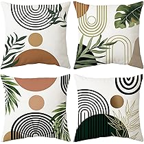 Federe Cuscini 45x45Cm Velluto Blu Verde Copricuscini Decorativi Set di 2 Quadrati Federa Cuscino Divano Geometrica Federe per Soggiorno Camera Letto Auto Decorazione