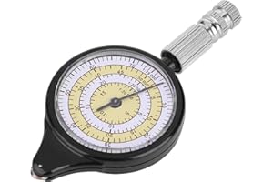 DAUERHAFT Leichtes Kartenmessgerät Berechnen Sie schnell den verschleißfesten Kartenmessbereich . Langlebig für Aktivitäten im Freien mit Kunststoffschale