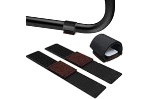 HPBAGGY 24 Stück Möbel Filzgleiter mit Klettverschluss,Möbel Filz Pads,Filzgleiter Selbstklebend für Stühle,Klemmschalengleiter,Bodenschutz,Möbelgleiter,Stuhlschienen,Verhindert Kratzer,Reduziert Geräusche