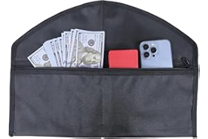 BEISUOSI Hanger Diversion Safe by Stash-it, Hidden Pocket Safe, Fits Under Hanging Clothes with Pocket to Hide Valuables for Home or Travel (1, BLACK)