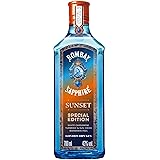 Bombay Sapphire Sunset Limited Edition Premium London Dry Gin, infuso a vapore con cardamomo bianco, curcuma e mandarini essi