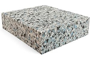 DREAMLAYER Extra Firm 6lb Recon Foam – Heavy Duty Upholstery Foam Sheet | Cut to Size Foam for Seats, Benches, Campervans, Bar Stools, Padding, Crafting & DIY Furniture – UK Made (5 Inch, 23 x 27)