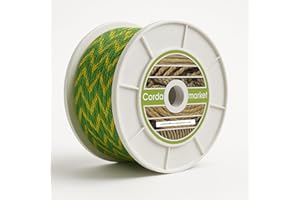 Cordamarket Cuerda driza, Adultos Unisex, Amarillo/Verde, 6mm a 200mts