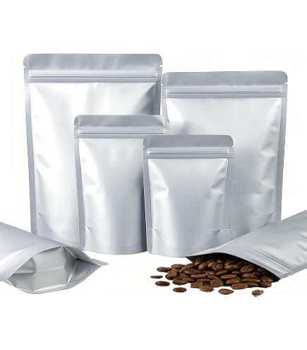 Set 5 Sacchetti Termici Per Alimenti In Alluminio Con Chiusura Lampo – Isolanti Per Pranzo, 30x35 Cm