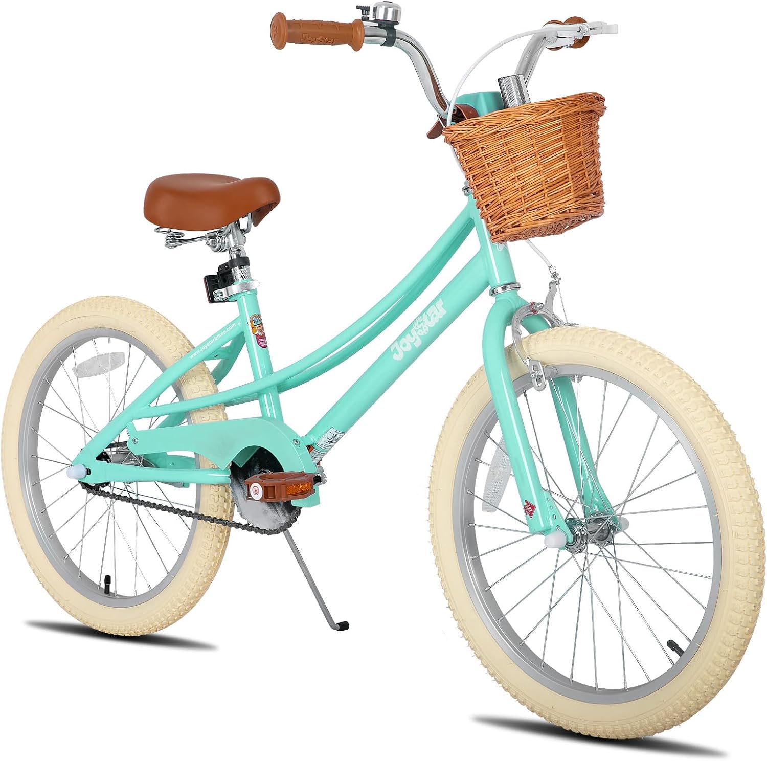 JOYSTAR 12/14/16/18/20 Pulgadas Bicicleta para niñas de 2 a 9 años, Bicicleta para niñas 12/14/16/18 Pulgadas con Cesta y estabilizadores, 20 Pulgadas con Caballete