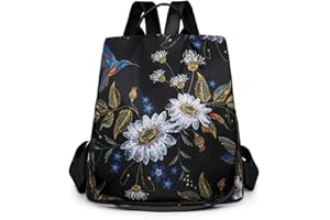 Aucuu Plecak damski, antykradzieżowy, torba na ramię, mała torba na co dzień, torba szkolna dla dziewcząt, modna torebka damska, lekka torba na podróż, do pracy na uczelnię