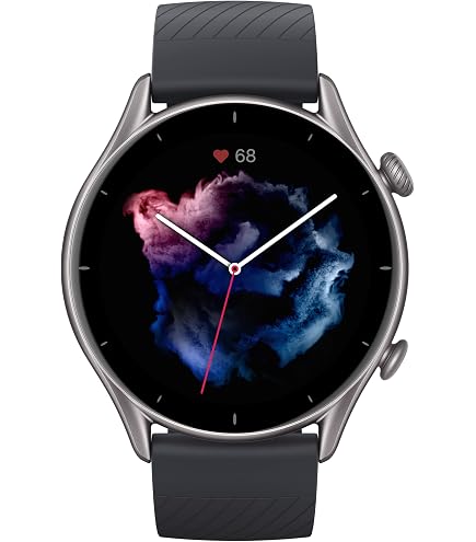 4 Films Protection écran Amazfit GTR 3 Pro - Verre Trempé 3D, Anti-rayures, Anti-empreintes, Sans Bulles