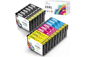 Q-image 29 XL Cartucce d'inchiostro Compatibili per Epson 29XL Sostituzione per Expression Home XP-235 XP-245 XP-247 XP-255 XP-257 XP-332 XP-335 XP-342 XP-345 XP-352 XP-355 XP-432 XP435 (15 Pezzi)