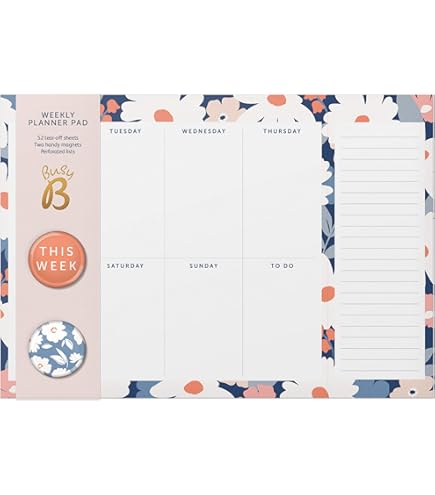 Sweetzer & Orange Floral Weekly Planner 2025, Undated Sheets