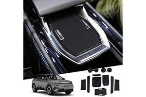 WEIPIN Tappetini gomma antiscivolo compatibili per Renaul-t Austral E-Tech Hybrid (Automatico) 2022 2023 2024 2025, tappetini antipolvere per Console Centrale, Cuciture Porte, Austral 2023 Accessori