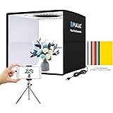 PULUZ Mini Photo Studio Light Box, portatile pieghevole fotografia tenda kit con Istruzione Autodidattica 95 96 pezzi LED + 6