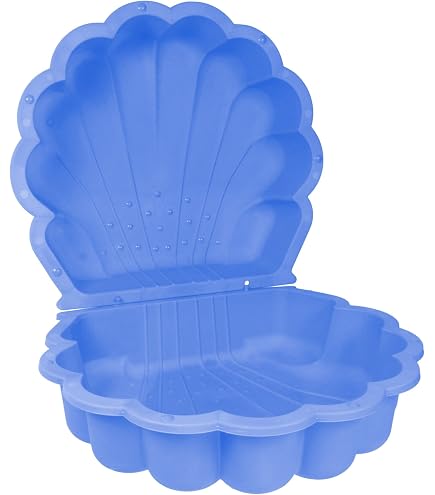 Lot De 2 Bacs Sensoriels 15 Pouces Avec Couvercle – Bleu – Pour Sable, Eau, Perles – Enfants