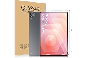 ELYCO Schutzfolie Kompatibel mit Samsung Galaxy Tab S11 Ultra für Panzerglas, 2 Stück Displayschutzfolie + 4 Stück Kamera Schutzglas, Anti-Bläschen Panzer Schutz Glas, HD Clear