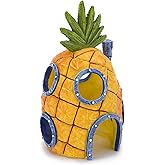 Penn-Plax Spongebob Kare Pantolonlar Resmi Lisanslı Akvaryum S&uuml;s&uuml; - Spongebob's Ananas Evi - B&uuml;y&uuml;k