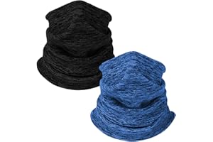 SKHAOVS Ocieplacz na szyję, zimowy ocieplacz na szyję, polarowy, wiatroszczelny, komin na szyję, dla mężczyzn i kobiet, regulowany szalik na twarz, opaska na głowę, kominiarka, wiatroszczelny sport na