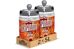 Desperados Red bière aromatisée tequila cachaça guarana 2 fûts de 5L 5.9