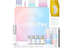 CICI LASH Lash Lift and Tint Kit with Keratin Conditioning by CICI | Instant Professional Perming, Lifting & Tinting for Eyelashes | Black Color Dye | Long-Lasting Salon Results At Home | DIY Tools and Supplies