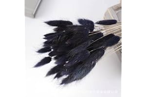 DXINYE 40 StüCk Pampasgras Getrocknet Trockenblumen Kein Geruch Trockenblumen Niemals Verwelken NatüRliche Blumendekoration Boho Deko Besonders Fluffig (Schwarz)