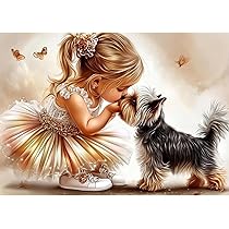 DAERLE Peinture Diamant 5D DIY, Diamond Painting Grand-mère