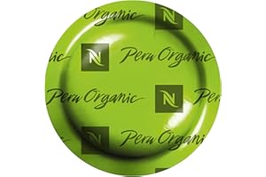 Nespresso Pro Peru Organic Kaffee, Single Origin, Hell Geröstet, Doppelte Röstung, 50 Strück, Bio-Kaffee