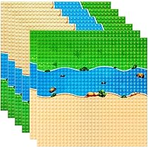 Base Curva Mare 25x25 Cm - Per Costruzioni, Tema Spiaggia E Oceano | Compatibile Con Mattoncini - Foto 12